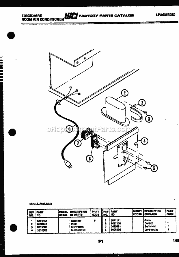 Frigidaire CE303VP2H1 Frg(V3) / Electric Range Door Parts Diagram