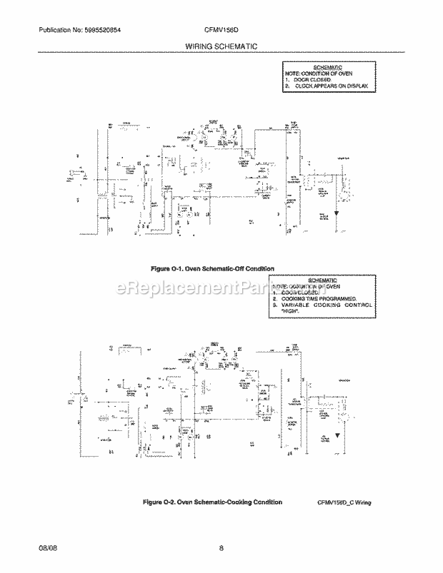 Frigidaire CFMV156DSE Microwave Page D Diagram