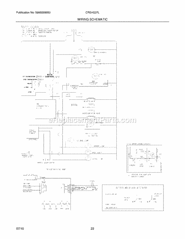 Frigidaire CRSH237LS0 Refrigerator Page L Diagram