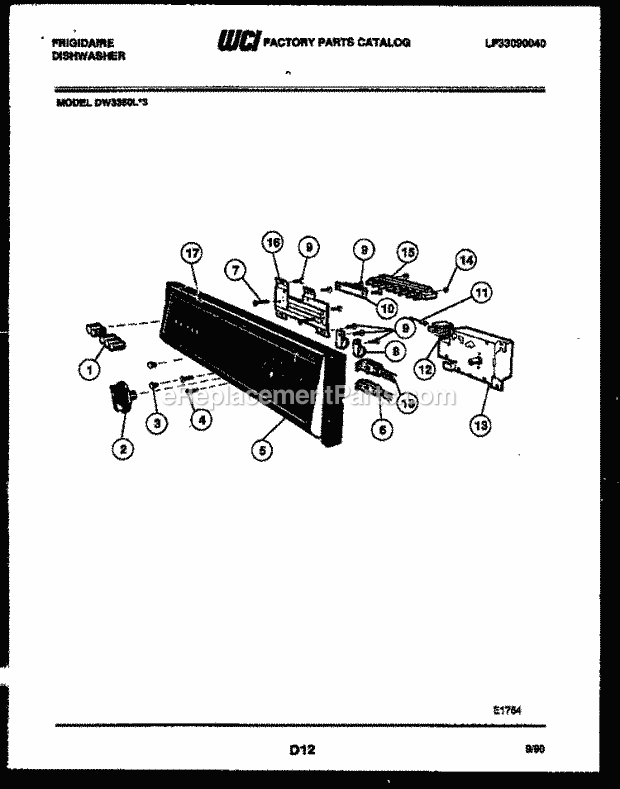 Frigidaire DW3350LW3 24