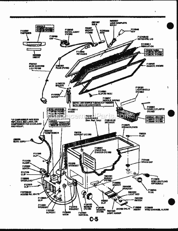 Frigidaire ED153K2 Wwh(V2) / Dehumidifier Cabinet Parts Diagram