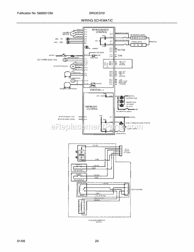 Frigidaire EW23CS70IS0 Refrigerator Page L Diagram