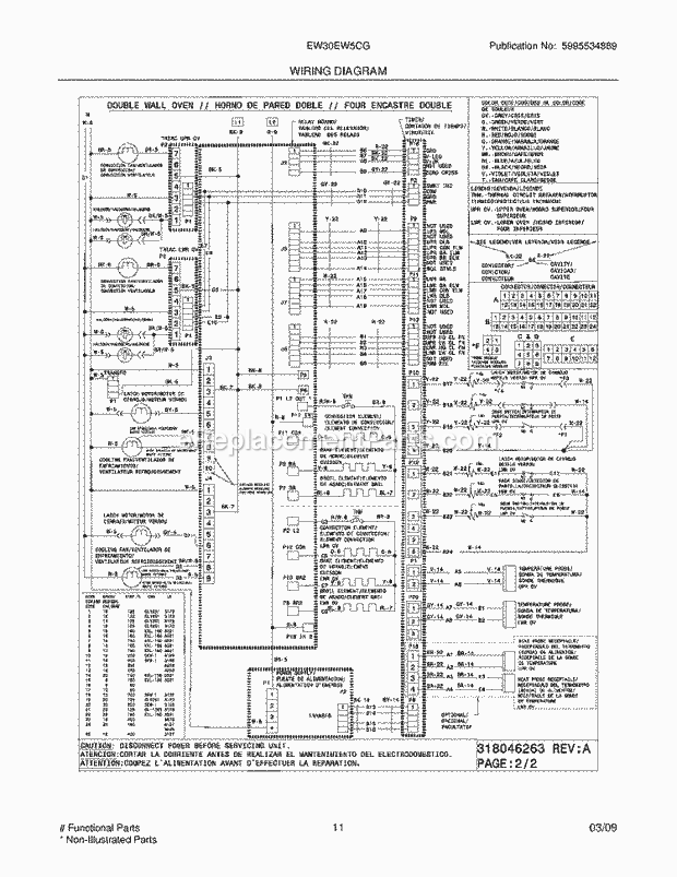 Frigidaire EW30EW5CGS4 Range Page F Diagram