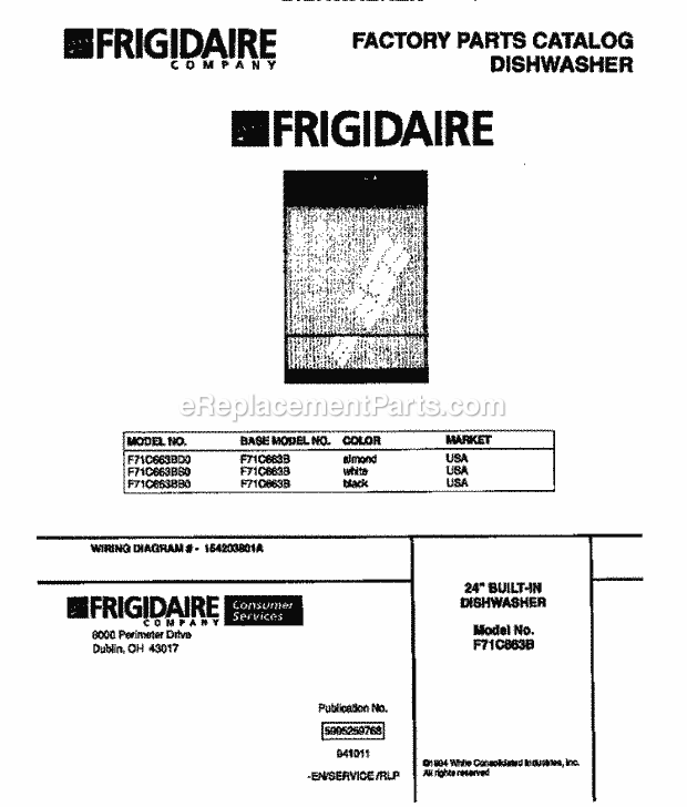 Frigidaire F71C663BS0 24