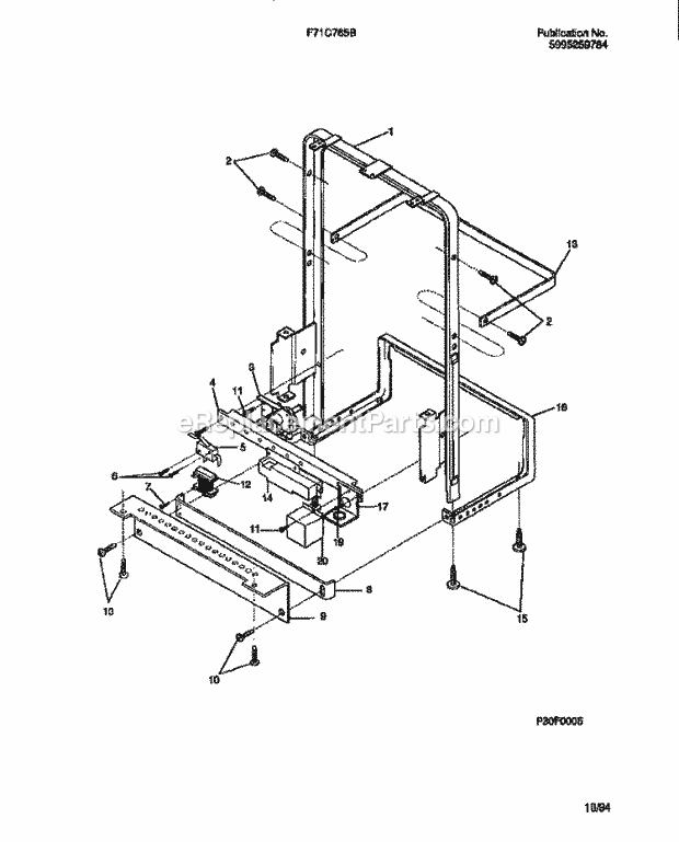 Frigidaire F71C765BS0 24