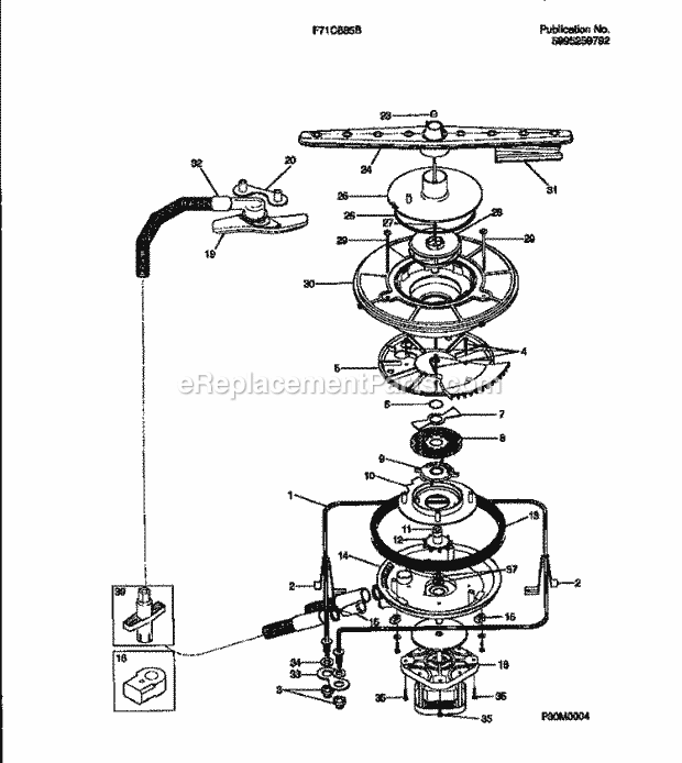 Frigidaire F71C885BS0 24