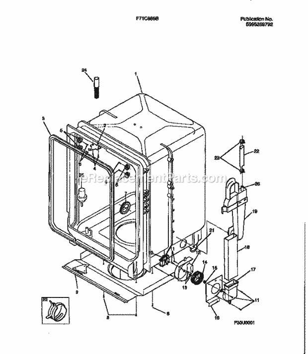 Frigidaire F71C885BT0 24