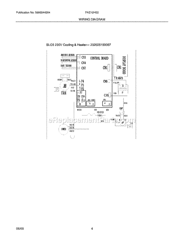 Frigidaire FAZ12HS2AB Air Conditioner Page C Diagram