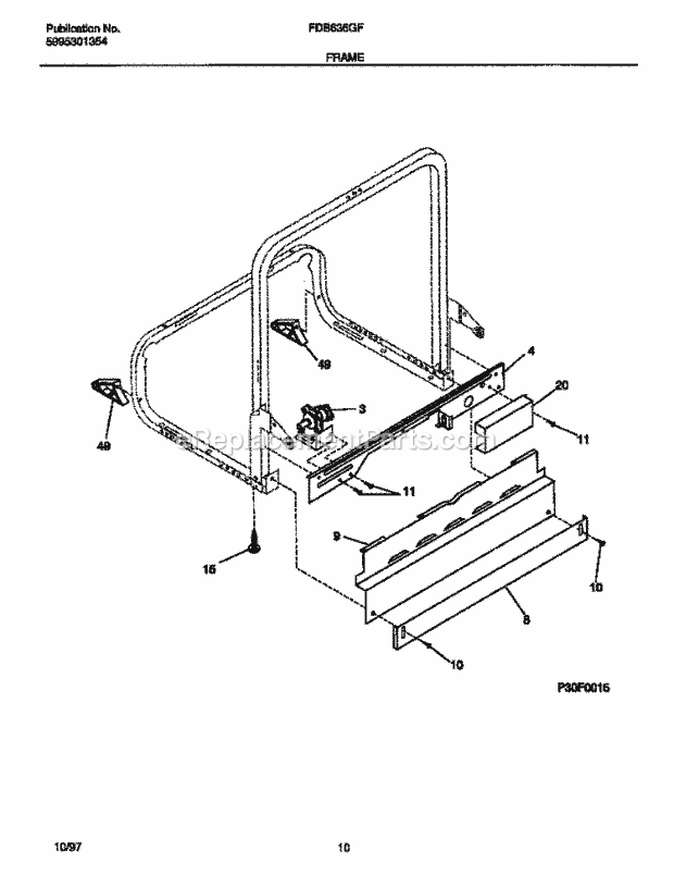 Frigidaire FDB636GFR4 Frigidaire 24