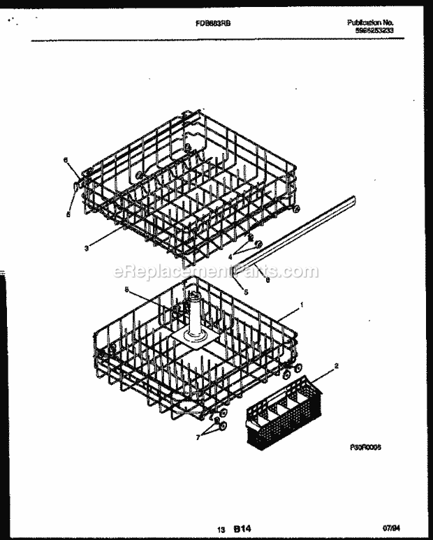 Frigidaire FDB663RBS0 Frg(V1) / 24 