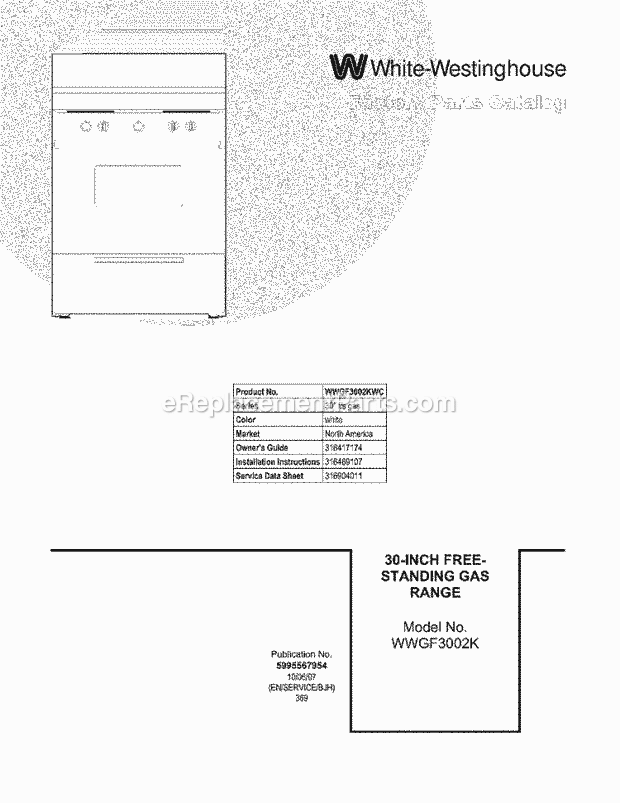 Frigidaire FEF326FBC Freestanding, Electric Electric Range Page C Diagram