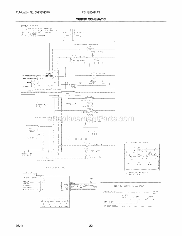 Frigidaire FGHS2342LF3 Refrigerator Page L Diagram