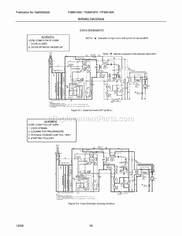 Frigidaire FPBM189KFA Microwave Page D Diagram