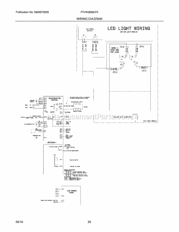 Frigidaire FPHN2899LF0 Refrigerator Page I Diagram