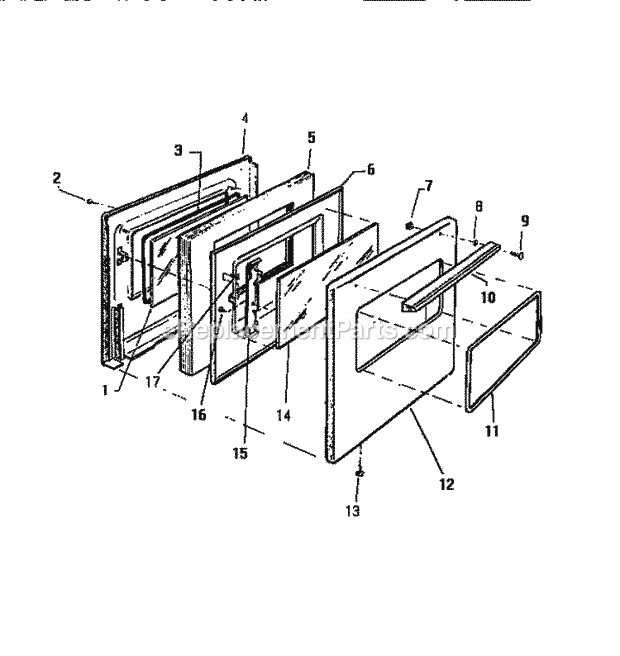 Frigidaire GF410HXD0 Wwh(V1) / Free Standing Gas Range Page E Diagram