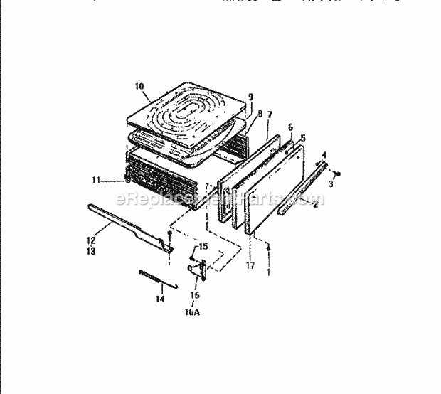 Frigidaire GF710HXD2 Wwh(V3) / Free Standing Gas Range Broiler Drawer Diagram