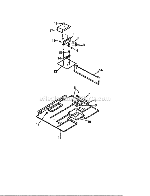 Frigidaire GF780HXV1 Wwh(V11) / Free Standing Gas Range Burner Panel Diagram