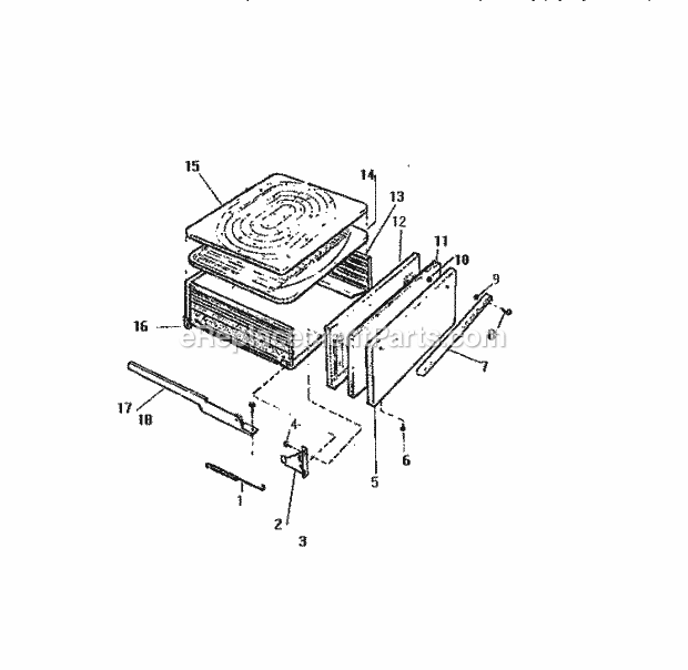 Frigidaire GF970HXD0 Wwh(V1) / Free Standing Gas Range Broiler Drawer Diagram