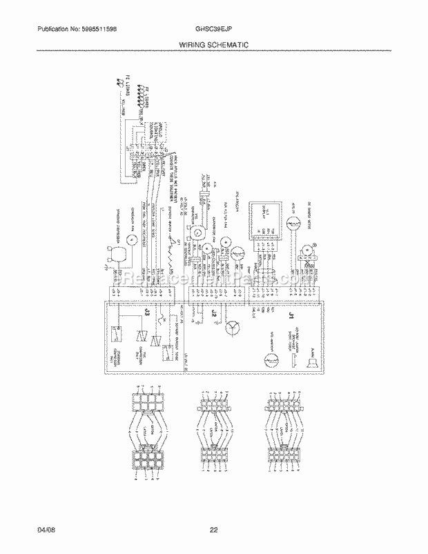 Frigidaire GHSC39EJPB0 Side-By-Side Refrigerator Page L Diagram