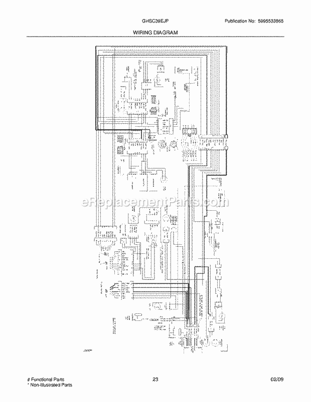 Frigidaire GHSC39EJPB3 Refrigerator Page K Diagram