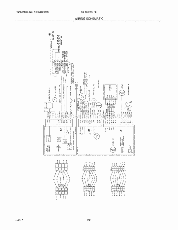 Frigidaire GHSC39ETES2 Side-By-Side Refrigerator Page L Diagram