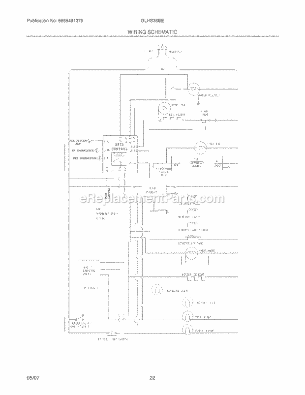 Frigidaire GLHS36EEB8 Side-By-Side Refrigerator Page L Diagram