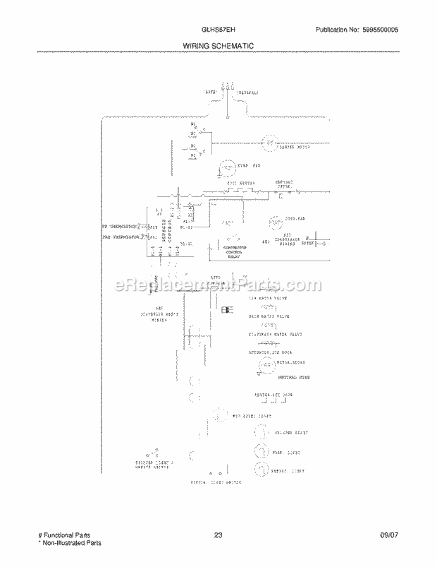 Frigidaire GLHS67EHQ6 Side-By-Side Refrigerator Page N Diagram