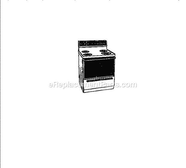Frigidaire KF560GDH2 Wwh(V3) / Electric Stove W/ Self Clean Oven Page C Diagram