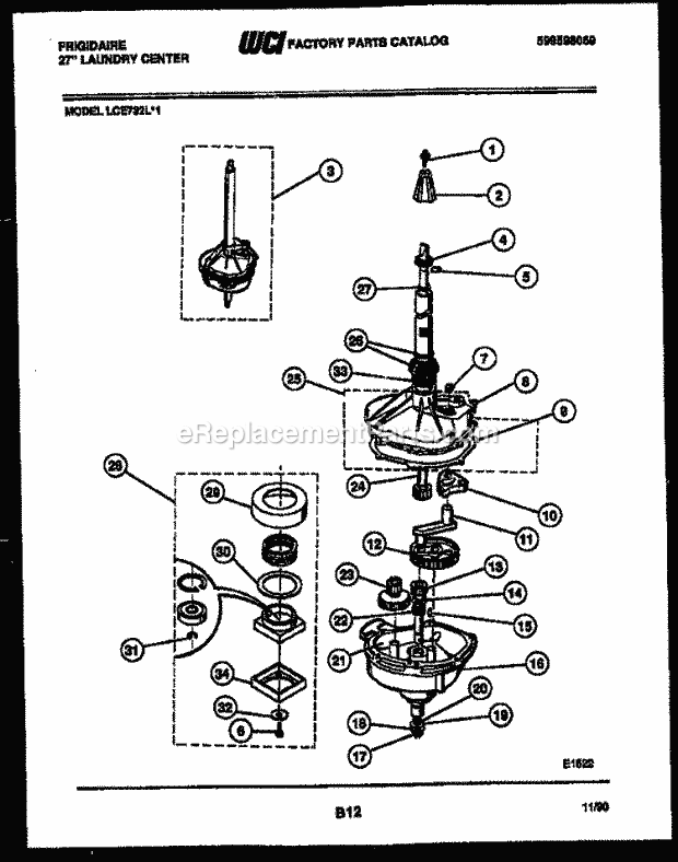 Frigidaire LCE732LW1 27