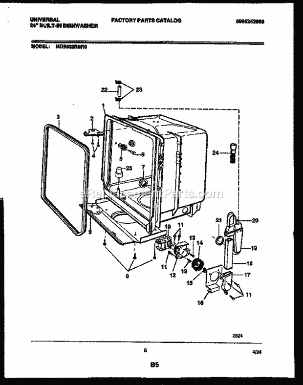 Frigidaire MDB532RB0 Frg(V1) / 24 