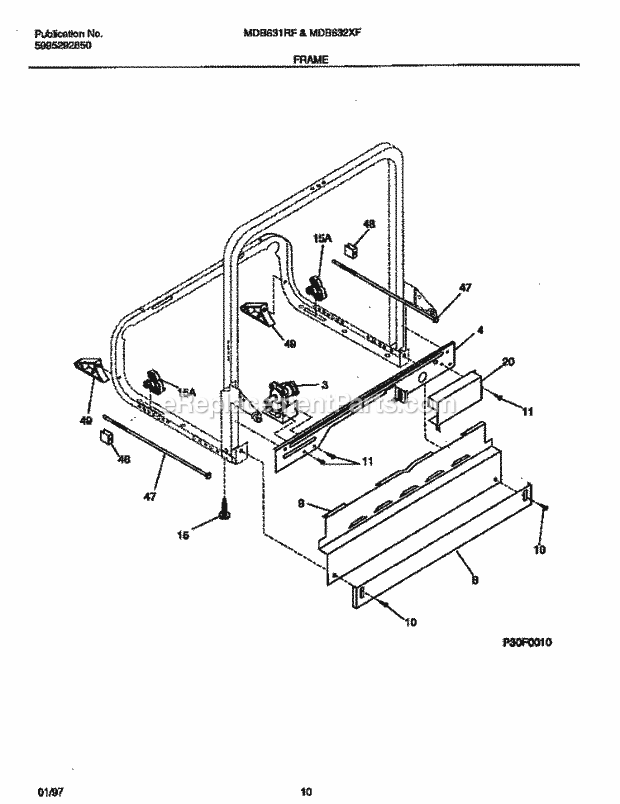 Frigidaire MDB631RFR2 Frg(V1) / 24 