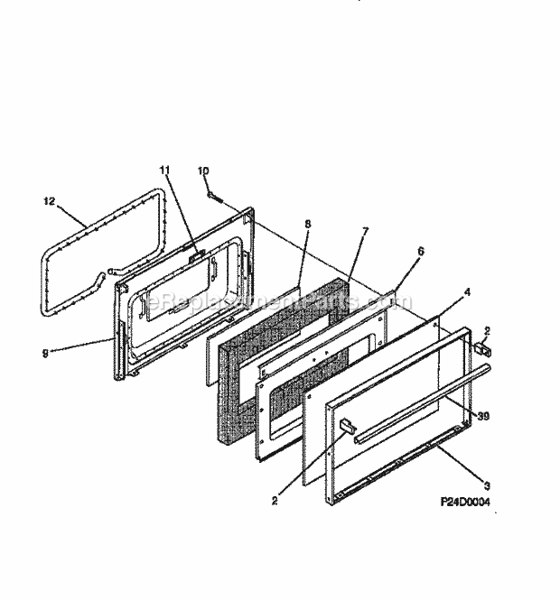 Frigidaire MGF345BBDA Wwh(V18) / Gas Range Page E Diagram