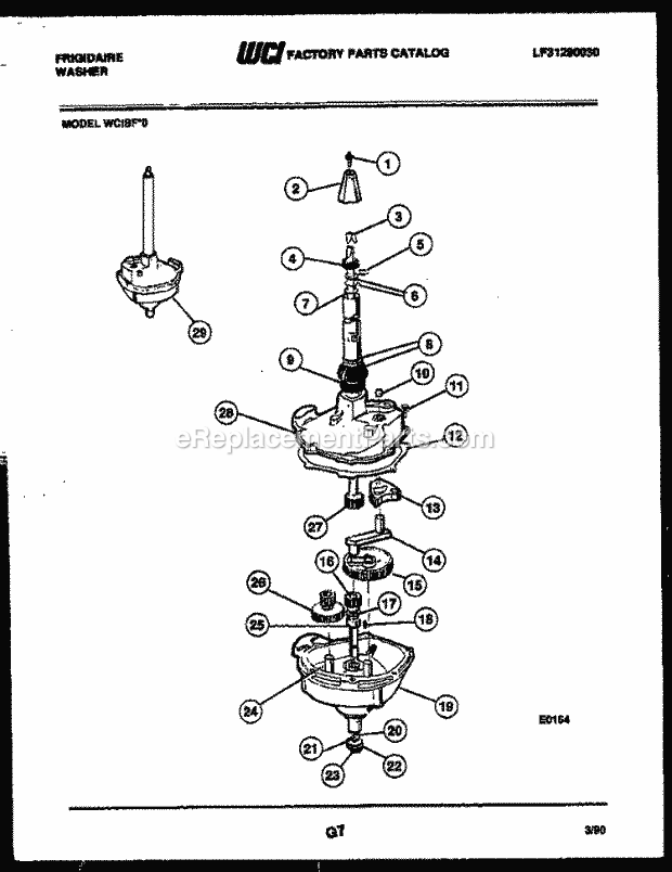 Frigidaire WCISFL0 Frg(V2) / Washer Transmission Parts Diagram