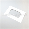 Frigidaire Glass Assy.,oven Door,white part number: 318261301