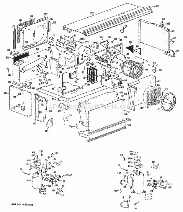 GE A2B389DAASR2 Zoneline Page B Diagram