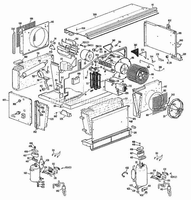 GE A2B393DAASR1 Zoneline Page B Diagram