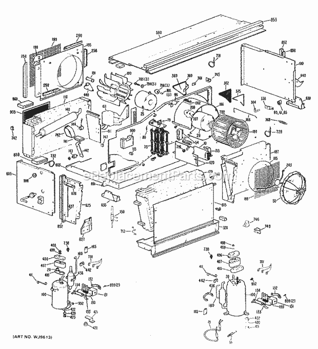 GE A2B393DJALR1 Zoneline Page B Diagram