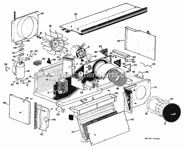 GE A2B669DEALWA Zoneline Page B Diagram