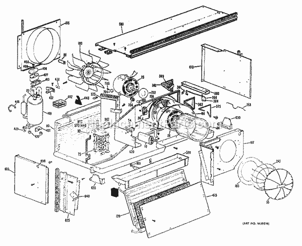 GE A2B679DJALWA Zoneline Page B Diagram