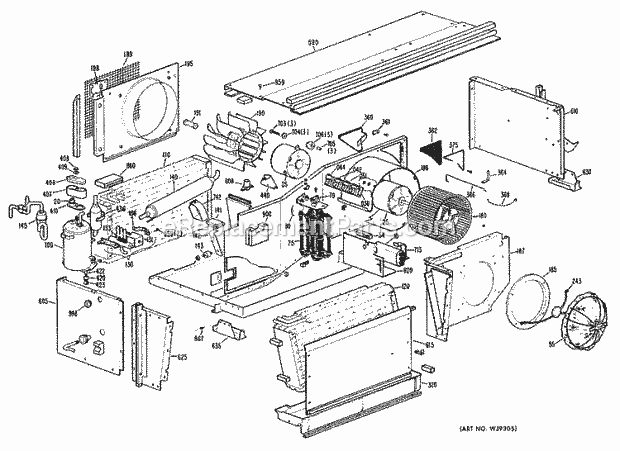 GE A2B688EPCNW1 Zoneline Page B Diagram