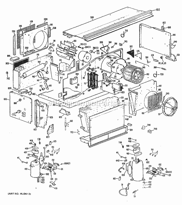 GE A2B698EPASW2 Zoneline Page B Diagram