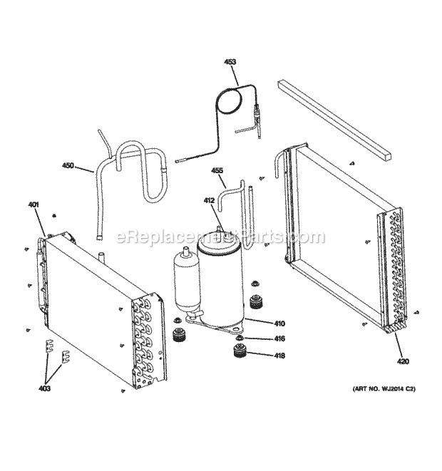 GE AEM08LPQ1 Unit Parts Diagram