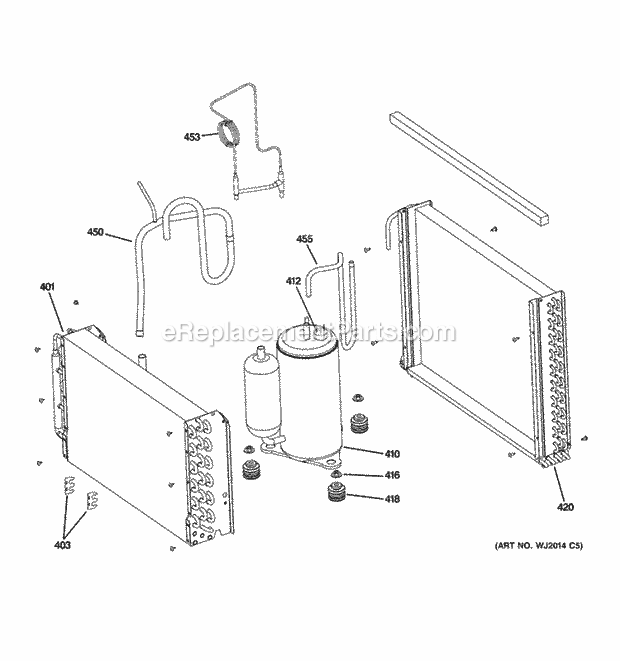 GE AEQ06LQQ1 Unit Parts Diagram