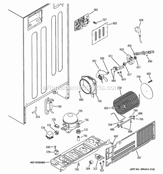 GE GTY22IBBJRSS Unit Parts Diagram