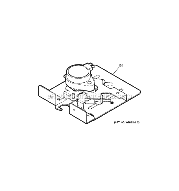 GE JB988BK2BB Electric Range Door Lock Diagram