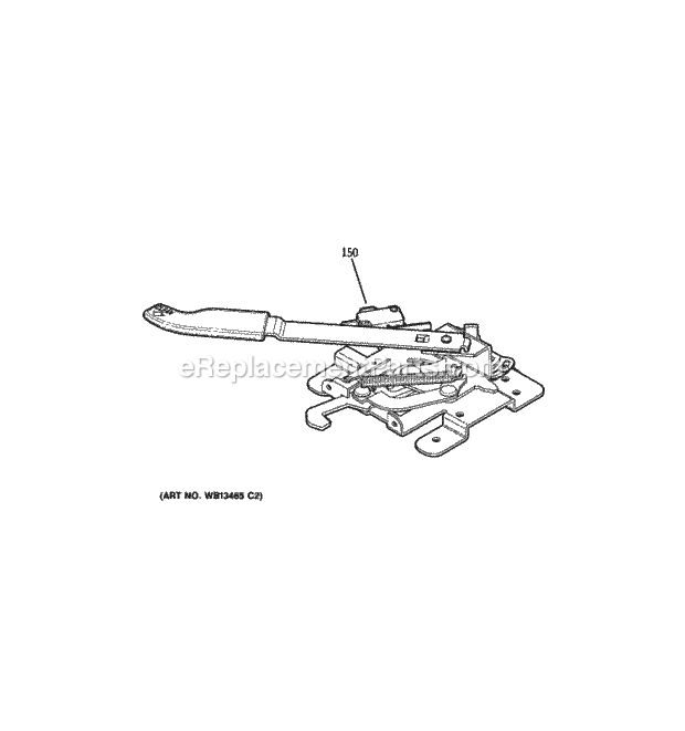 GE JBP23DR1BB Door Lock Diagram