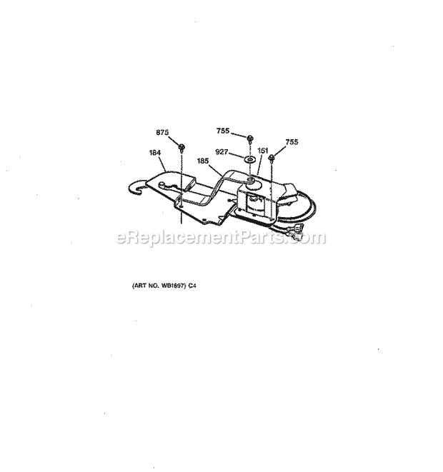 GE JCTP16GV2BB Electric Range Lock Diagram