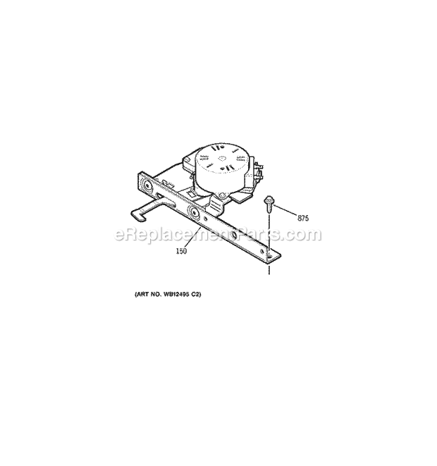 GE PD900DP2CC Door Lock Diagram