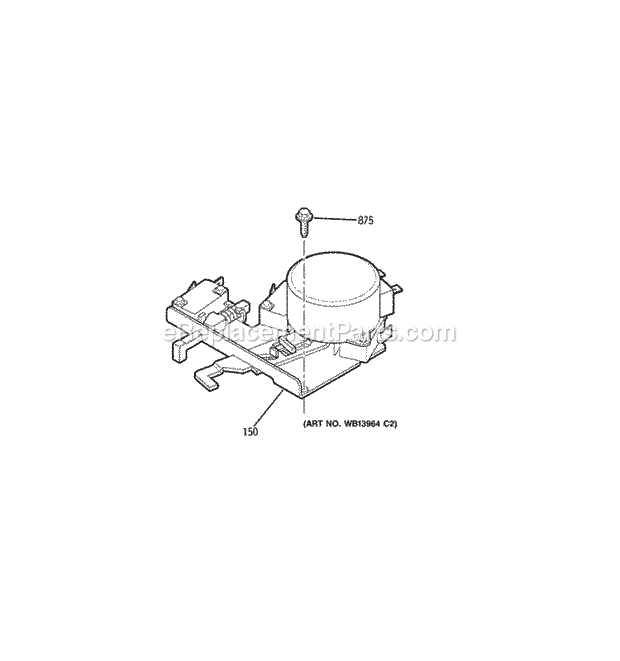 GE PT900DR2BB Door Lock Diagram