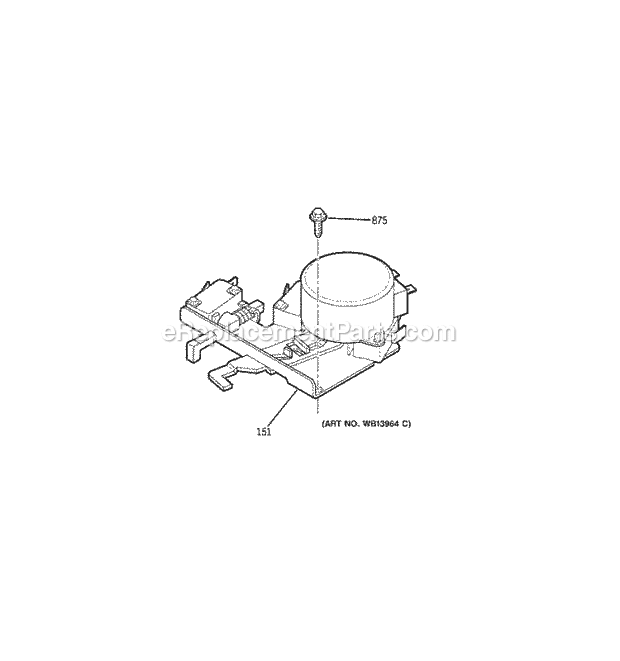 GE PT956BM1BB Electric Oven Door Lock Diagram